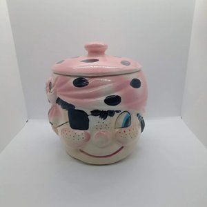Vintage PIRATE Cookie Jar, Rare Vintage Cookie Jar 1960s, Collectors Cookie Jars